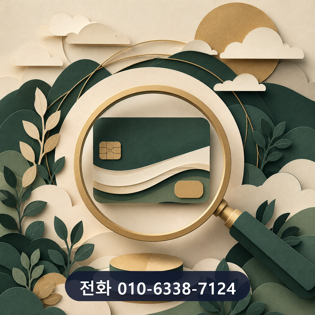 BC카드 카드깡 한도 확인 이미지
