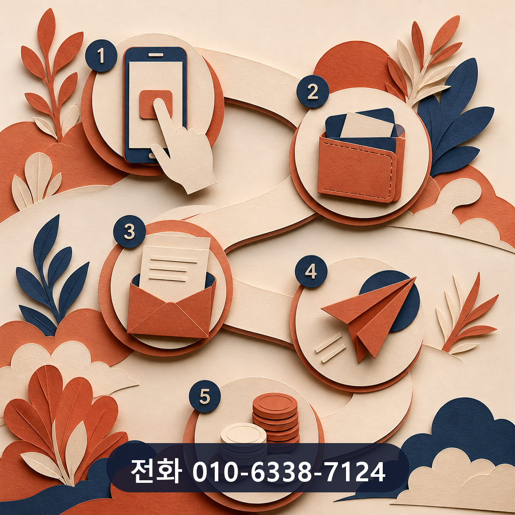 BC카드 카드깡 진행 절차 이미지